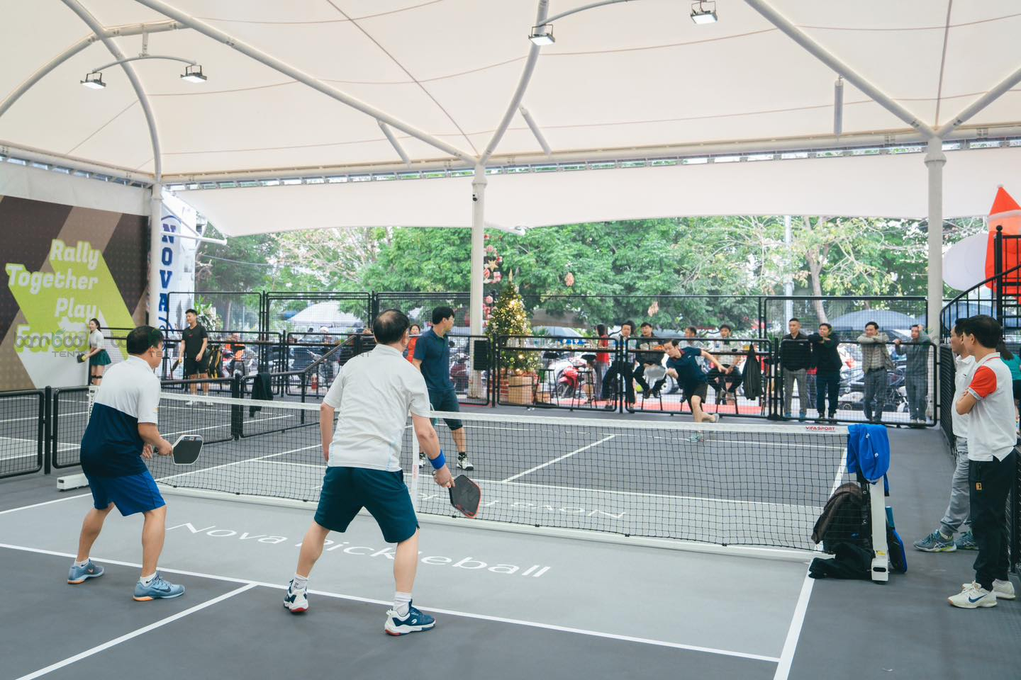 Mái che sân Pickle Ball - PVDF/PVC - Ảnh 3