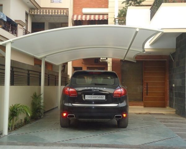 Mái che ô tô biệt thự - PVDF/PVC - Ảnh 5